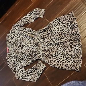 Leopard print dress